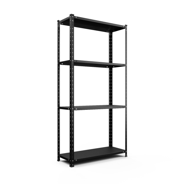 Стелаж 1500x750x300 мм Меткас РЕК антрацитово-сірий метал полиці 4 шт. фарбований (40535388)